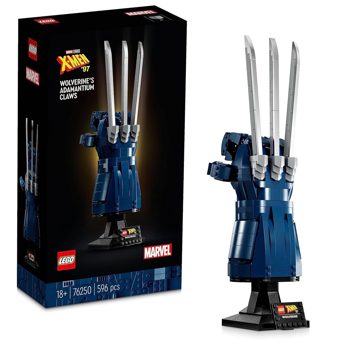 LEGO Marvel Wolverine's Adamantium Claws 76250 Building Kit (596 Pieces)