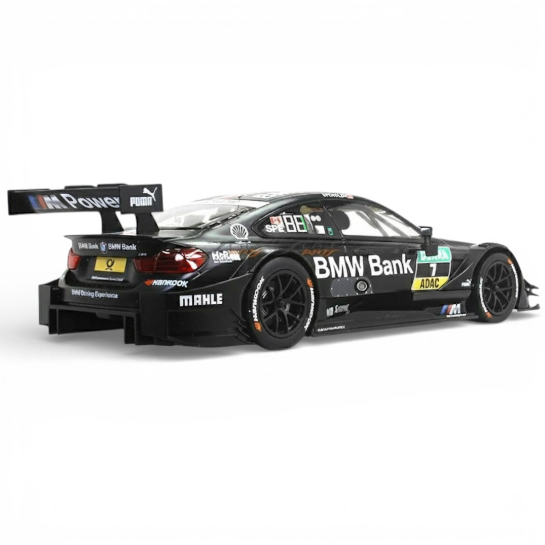 RMZ Hobby 1:32 BMW M4 DTM Die-Cast Model Car – Black|Pull Back, Openable Doors, Light & Sound (664999)