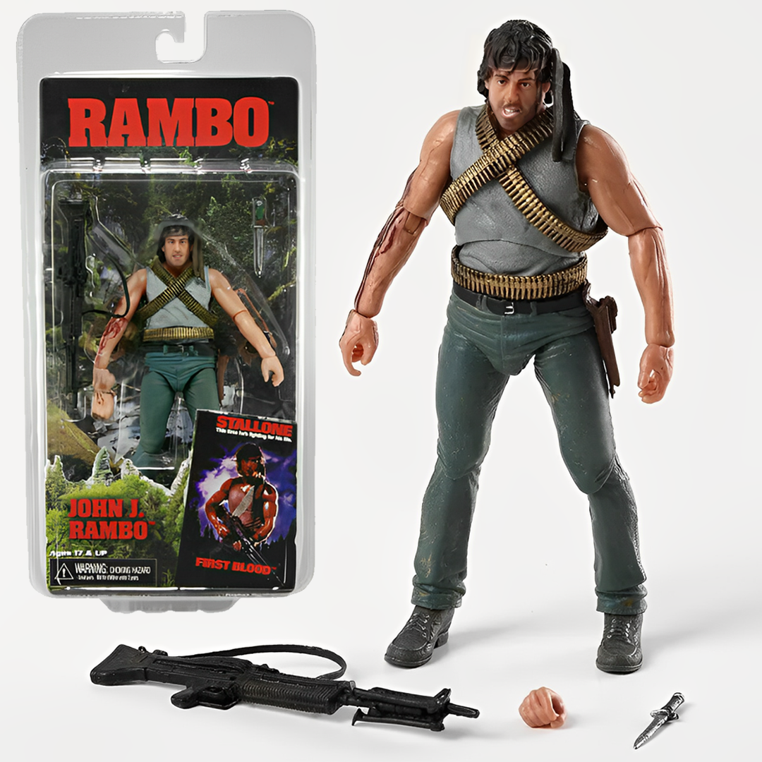 NECA First Blood - John J. Rambo Survival Version 7" Action Figure