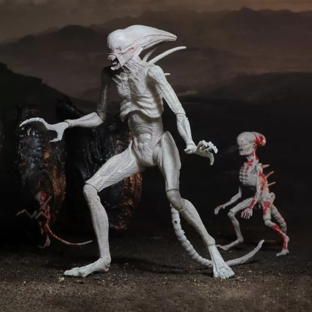 NEW WHITE ALIEN COVENANT NEOMORPH CREATURE PACK ACTION FIGURE