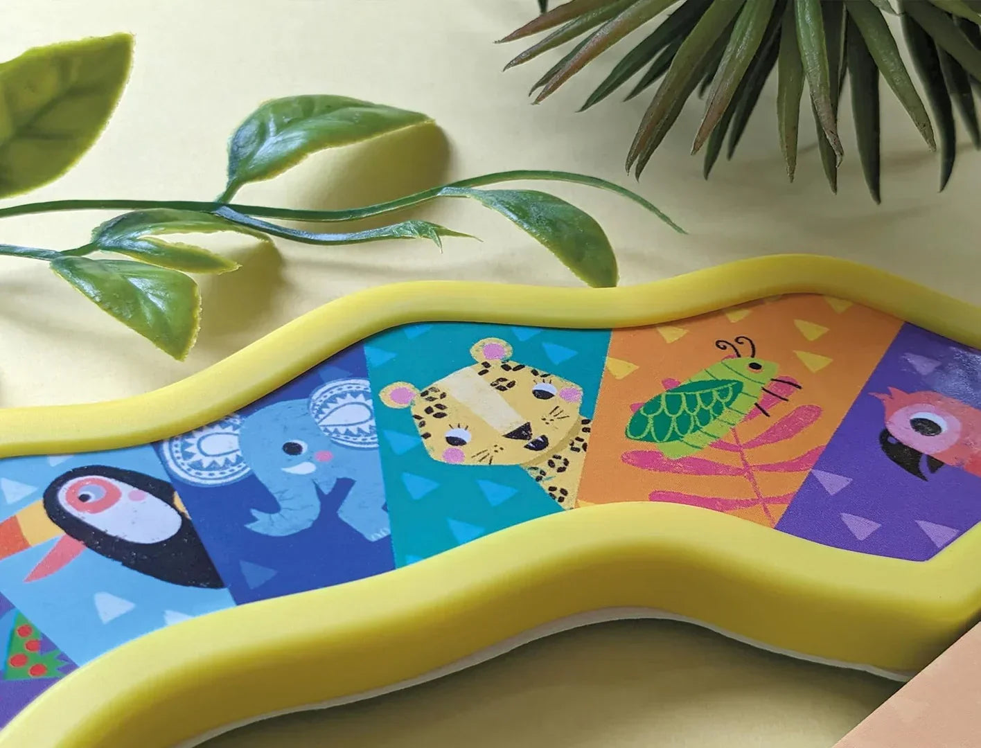 NORTH PARADE Carry-Along Jungle Adventure Sound Book – Press & Play Animal Sounds Interactive Board Book for Toddlers