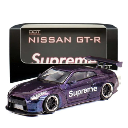 Doit Models 1:64 Nissan GT-R Supreme Diecast Car Model-Metallic Purple
