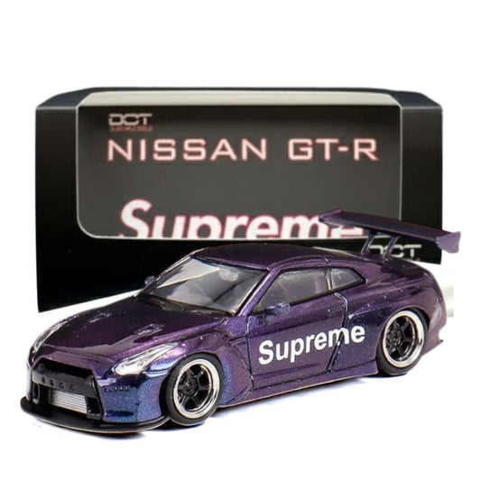 Doit Models 1:64 Nissan GT-R Supreme Diecast Car Model-Metallic Purple