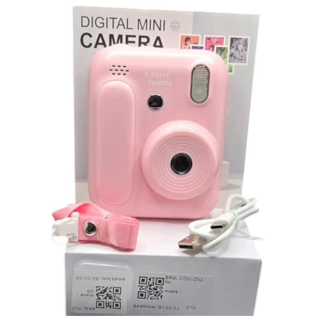 Instant Printing Camera 1080P 2.4inch Display Toys  Camera Print Photo Video Music Games
