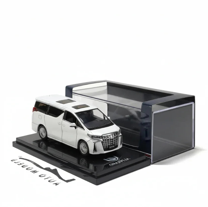 1:64 Hobby Japan Toyota ALPHARD HYBRID  (H30W) HJ645012BW  With Sunroof White Pearl Crystal Shine Diecast Car Model