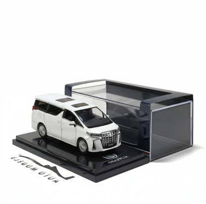 1:64 Hobby Japan Toyota ALPHARD HYBRID  (H30W) HJ645012BW  With Sunroof White Pearl Crystal Shine Diecast Car Model