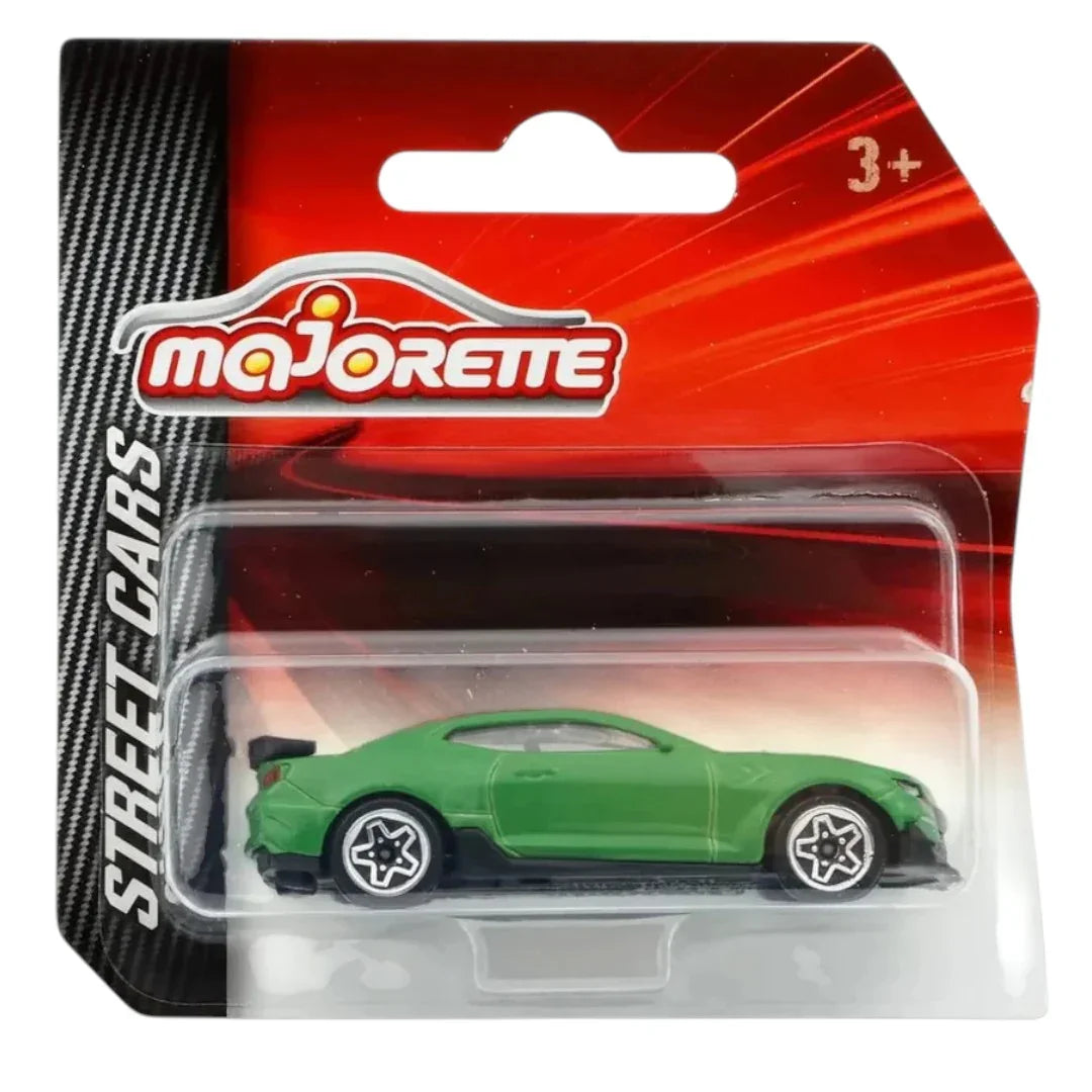 Majorette Street Car Chevrolet Camaro -Diecast Model-Green