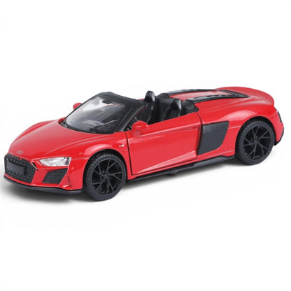 MSZ 1:32 Audi R8 Spyder Red Die-Cast Model Car with Openable Doors & Pull-Back Action | Street Series