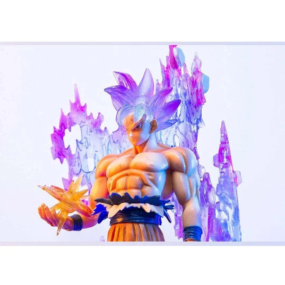 Ultimate Action Figure – Ultra Instinct Goku Limit Breaker Edition | Dragon Ball Super LED Base Anime PVC Statue (28cm) HW - Jaiman Toys
