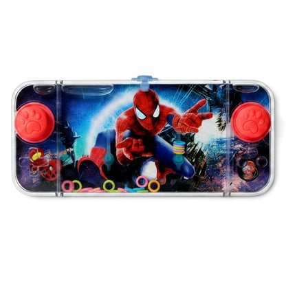 Spider-Man Mini Water Ring Toss Game 15 × 7 cm – Push-Button Pocket Game for Kids