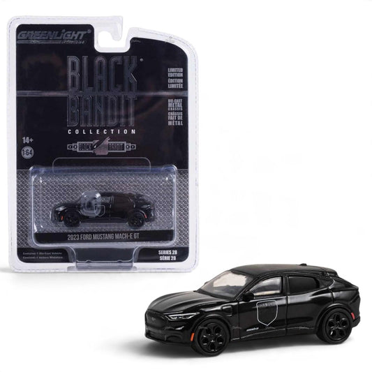 GreenLight 1:64 2023 Ford Mustang Mach-E GT Black Diecast Model Car – 28130F