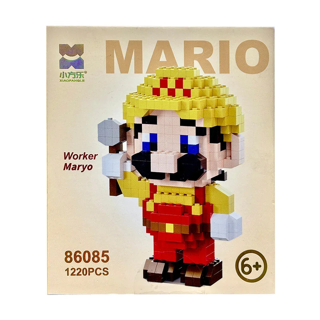Mario Building Blocks Minifigure 5 Inch as Birthday Gift for Kids - Jaiman Toys
