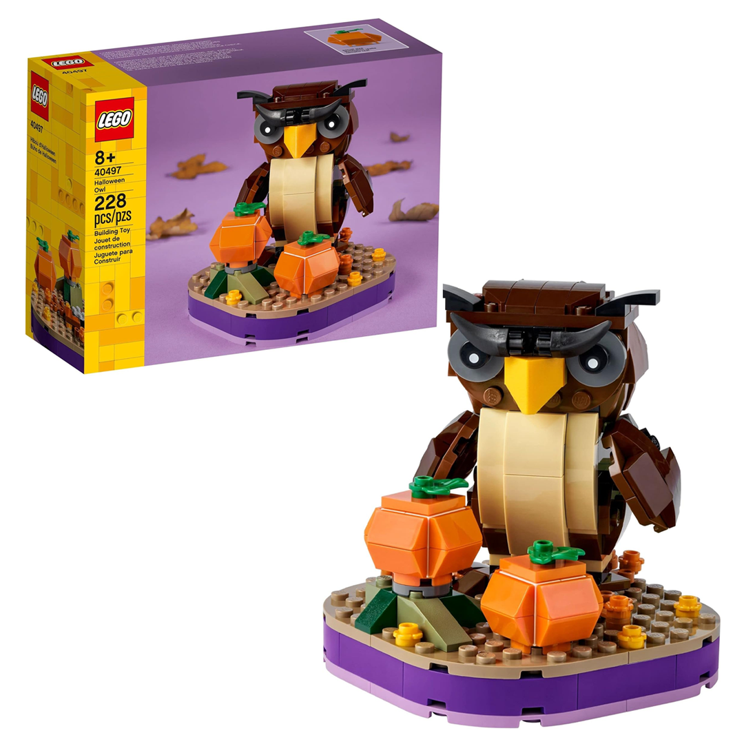 LEGO 40497 Seasonal Halloween Owl & Pumpkins (228 Pieces)