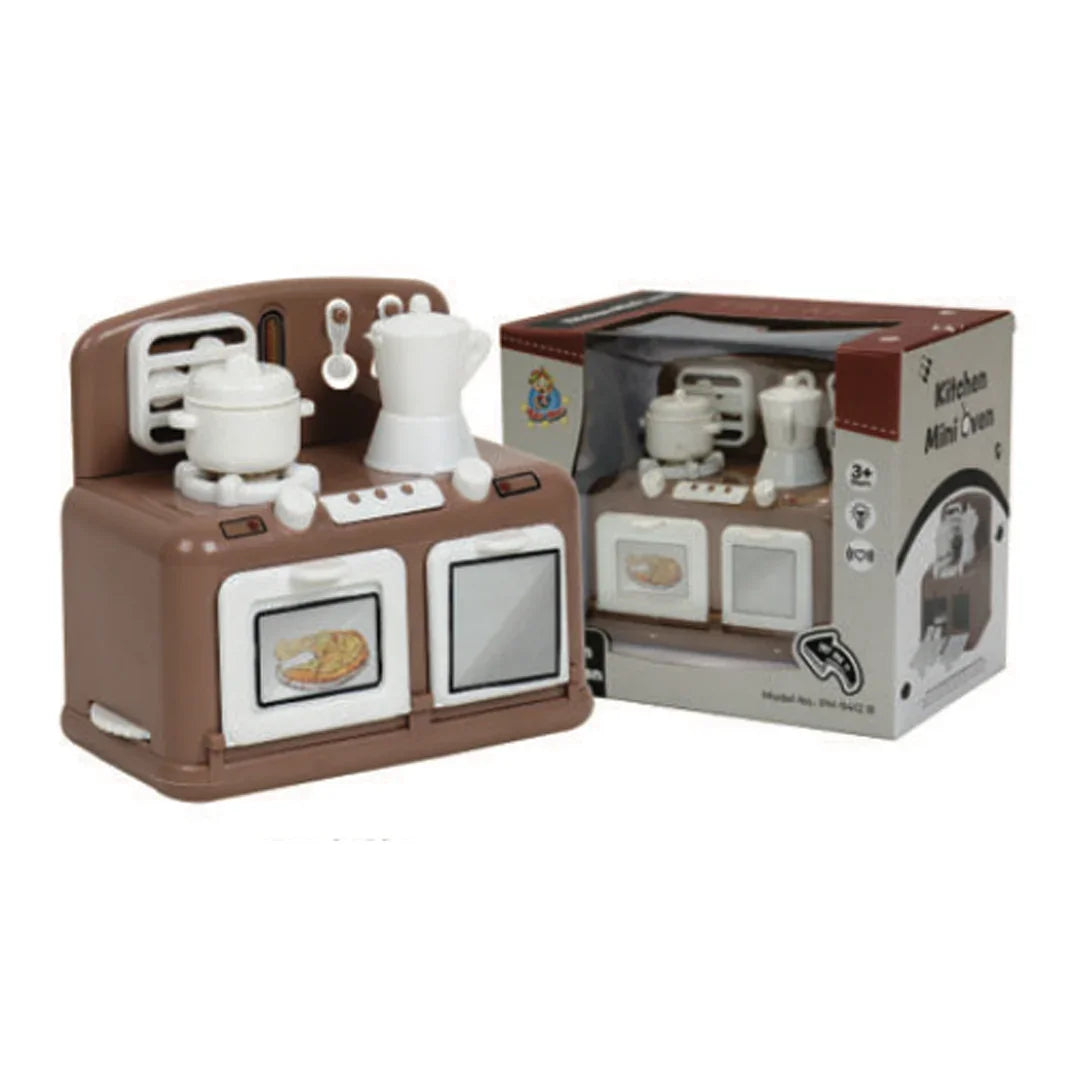 Pablo Honey Mini Oven Household Play Set (Brown) - Jaiman Toys