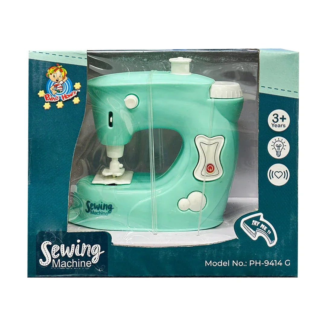 Pablo Honey Sewing Machin Household Play Set (Blue) - Jaiman Toys