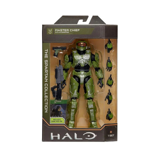 HALO 6.5” Spartan Collection – Master Chief Highly Articulated, Poseable with Weapon Accessories - Scaled to Play & Display-HLW0018
