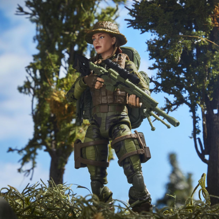 Hasbro G.I. Joe Classified Series Action Marine Sniper 6-Inch Action Figure with Ghillie Suit, Weapons, Accessories & Display Stand | Collectible Military Toy for Kids & Adult Collectors