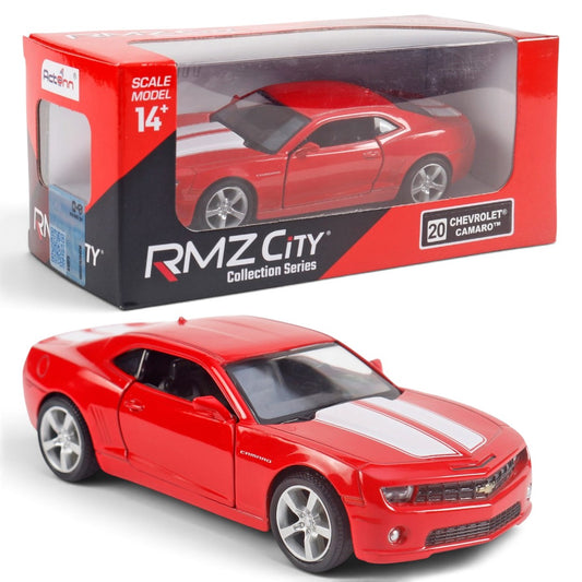 RMZ City 1:32 Chevrolet Camaro Diecast Model Car – Yellow/Red (2 Variants)