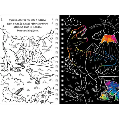Dinosaurs: Scratch Art by Bookoli - Jaiman Toys