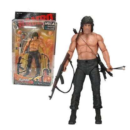 NECA Rambo Action Figure - Brave. Daring. Heroic Age 17+