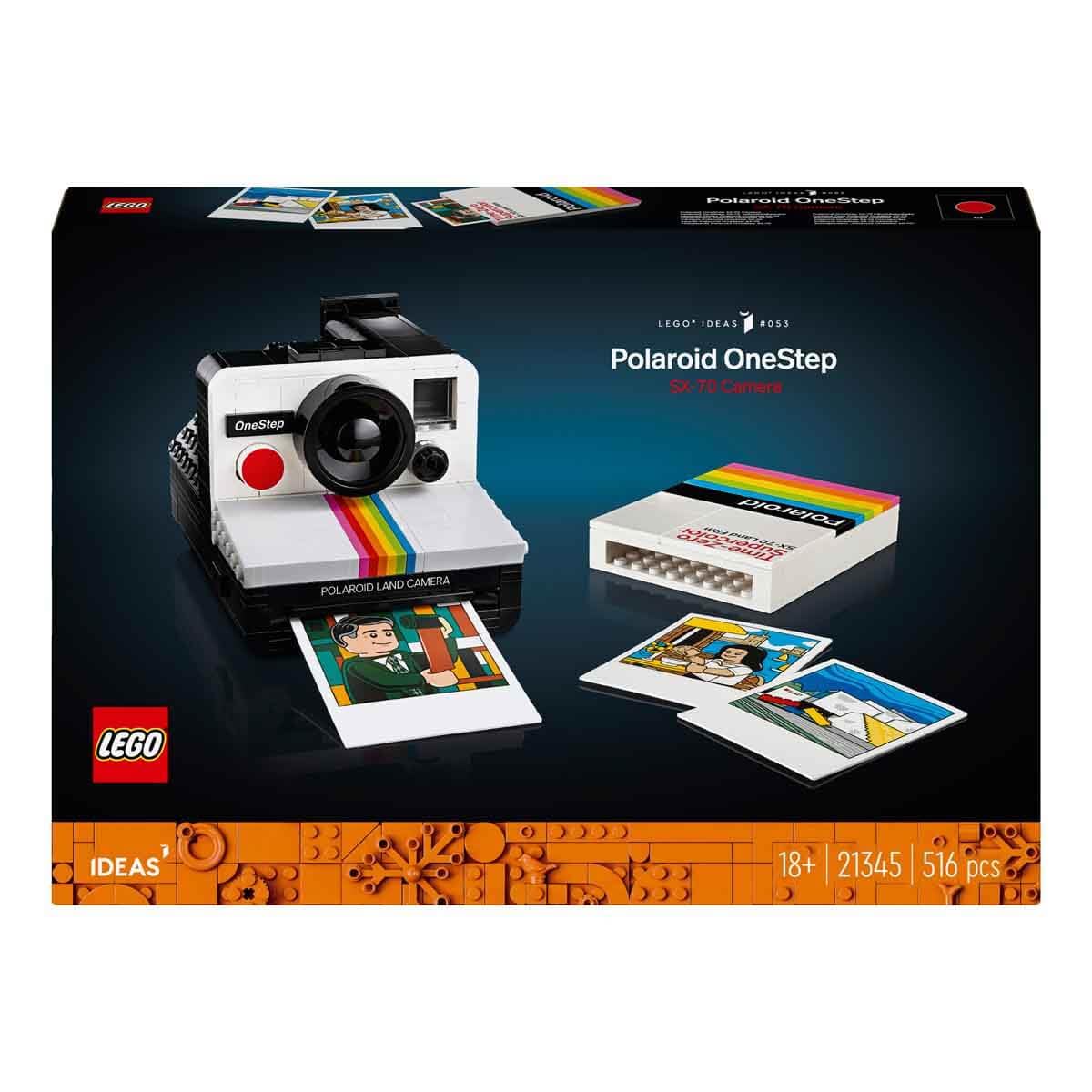 LEGO Ideas Polaroid OneStep SX-70 Camera Set 21345 (516 Pieces)