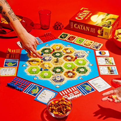 CATAN Board Game (Base Game) The Original Catan | Family Board Game | Board Game for Adults and Family | Adventure Board Game | Ages 10+ | for 3 to 4 Players