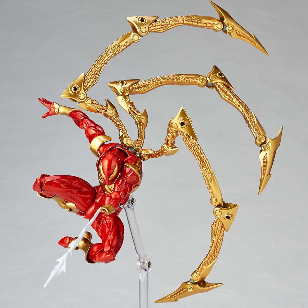 Kaiyodo Amazing Yamaguchi Revoltech No.023 Spider-Man Iron Spider Action Figure