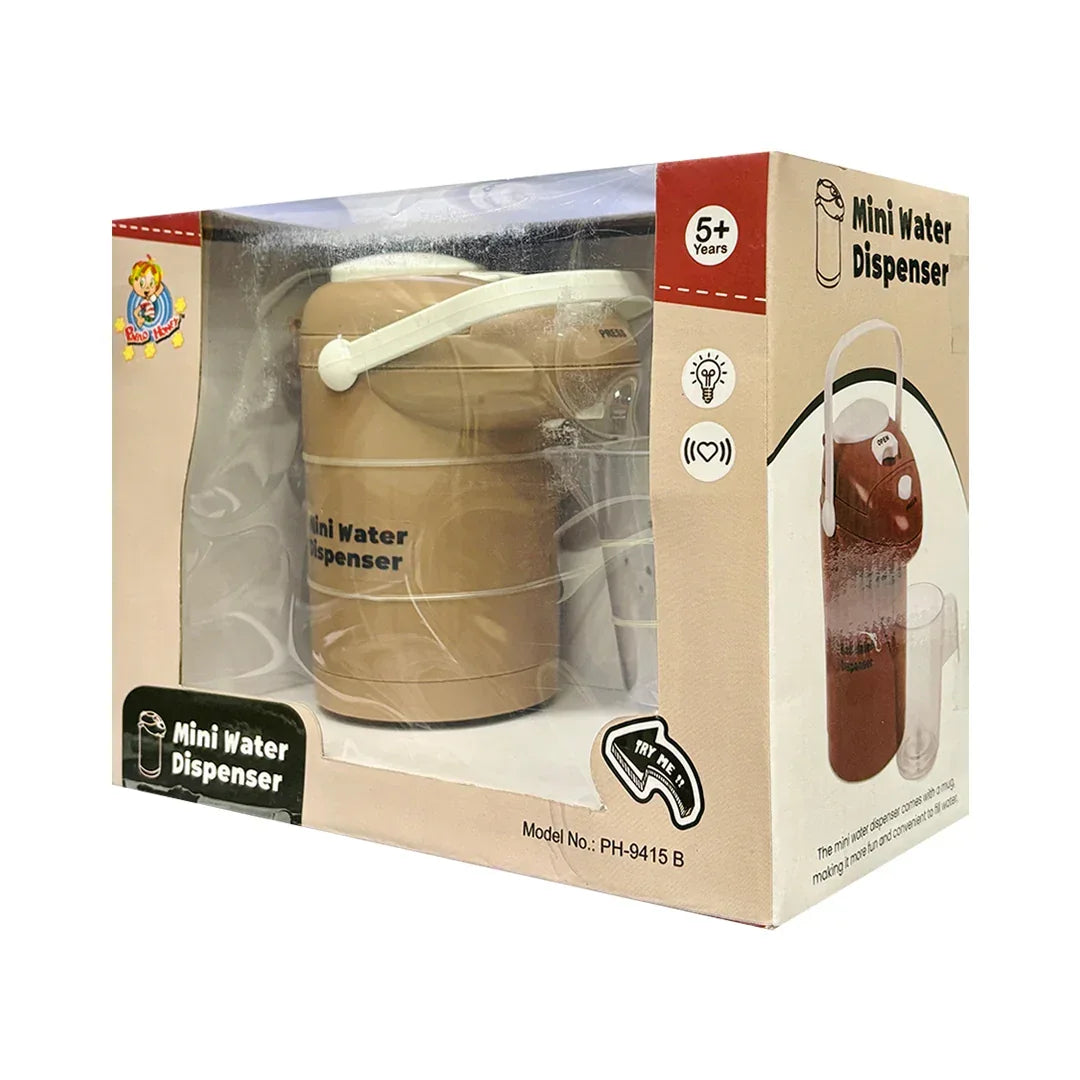 Pablo Honey Mini Water Dispenser Household Play Set (Brown) - Jaiman Toys