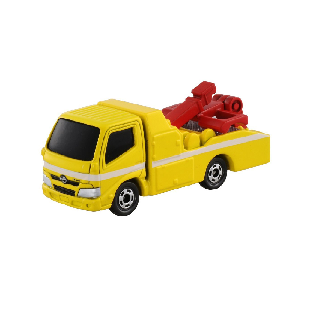 Tomica #5 Toyota Dyna Towing Truck - TAKARA TOMY -Diecast Scale Model Car