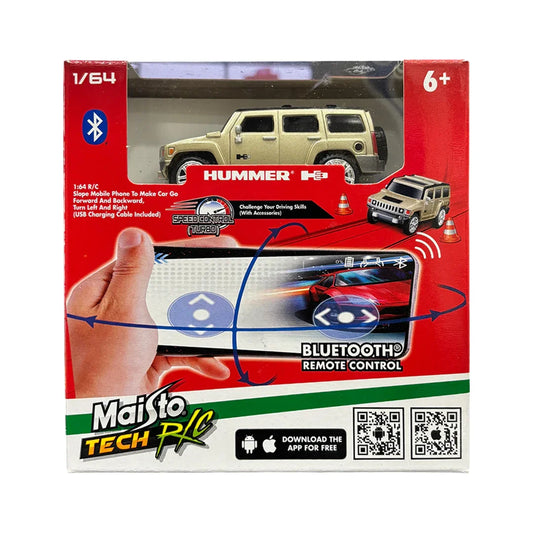 Maisto to Tech R/C Hummer H3 Car Bluetooth Remote Control 1/64 scale - Jaiman Toys