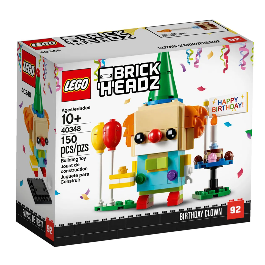 Lego BrickHeadz Happy Birthday Clown 40348 (150 Pieces)