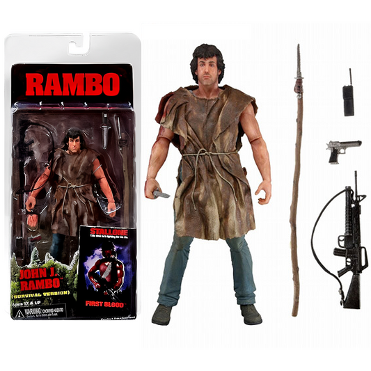 NECA First Blood - John J. Rambo Survival Version 7" Action Figure