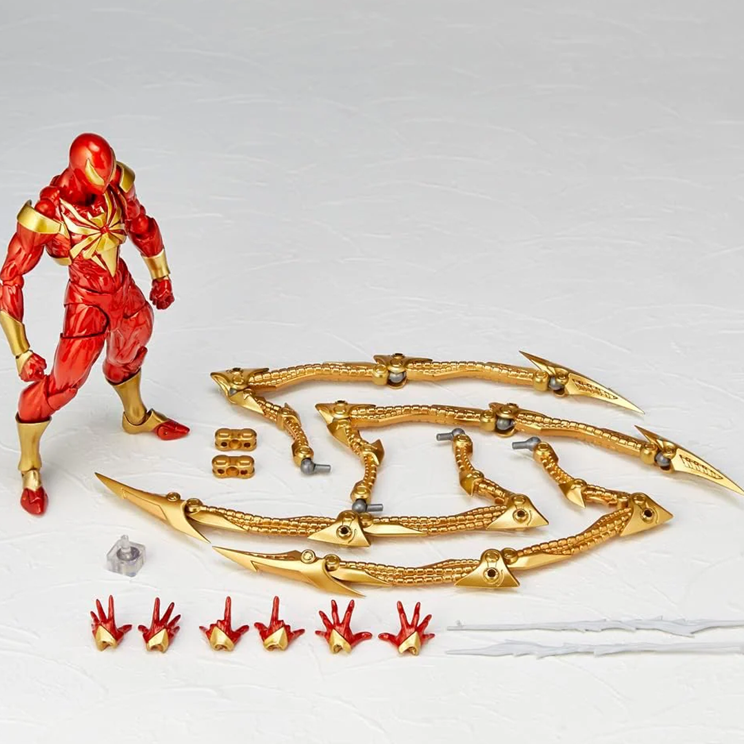 Kaiyodo Amazing Yamaguchi Revoltech No.023 Spider-Man Iron Spider Action Figure