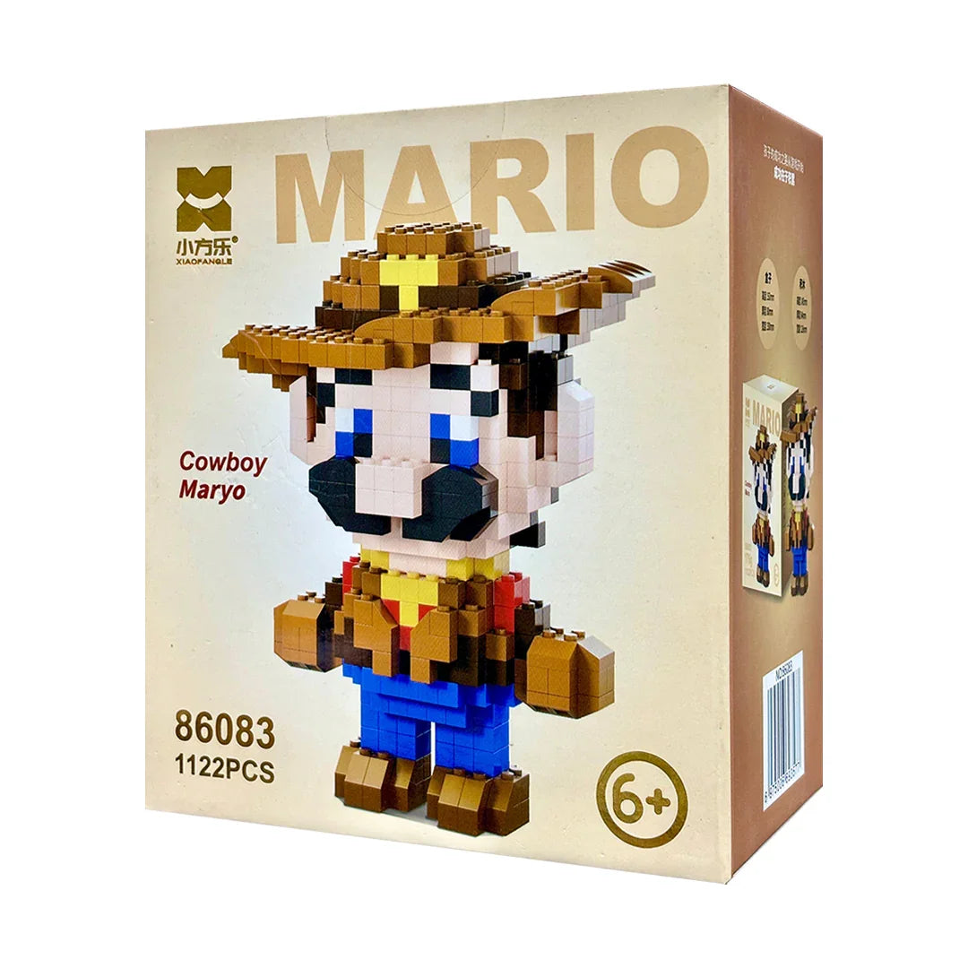 Mario Building Blocks Minifigure 5 Inch as Birthday Gift for Kids - Jaiman Toys