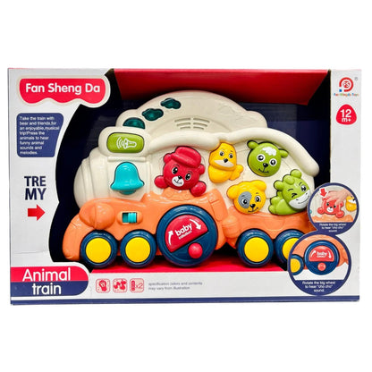 Animal Train – Electronic Musical with Lights Educational Toy - Jaiman Toys