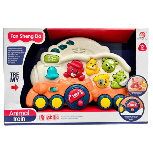 Animal Train – Electronic Musical with Lights Educational Toy - Jaiman Toys