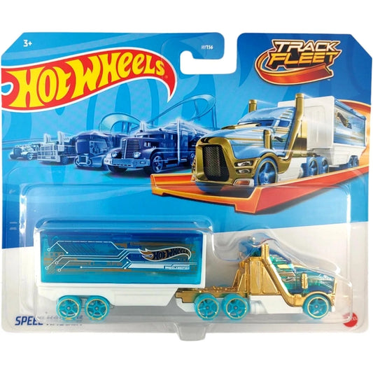 Hot Wheels Track Fleet, 1:64 Speed Hauler Die-Cast Vehicle