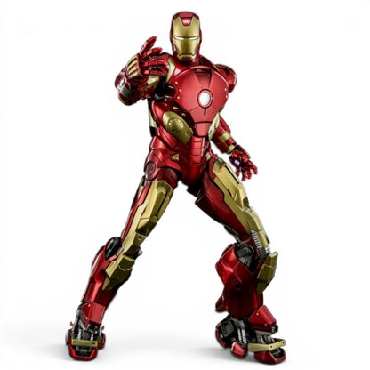 ZD Toys 1/10 Scale Iron Man Mark 10 Action Figure Non-Light-Up | Marvel Studios Iron Man 3 Collector Figure