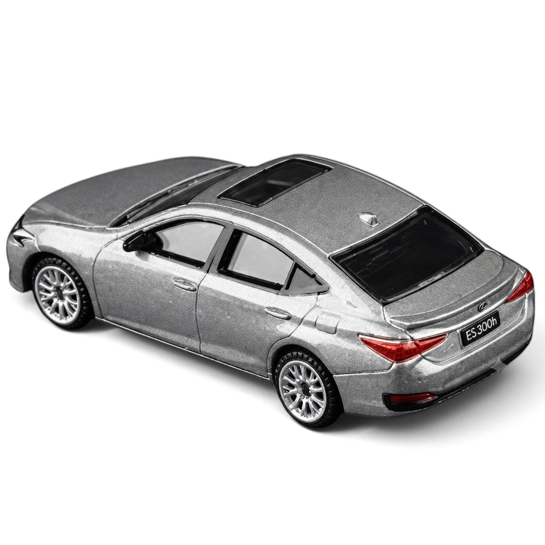 CCA 1:64 Lexus ES300h L01-01 Die-Cast Model Car – Metallic Grey Luxury Sedan | Detailed Premium Collectible Miniature Car