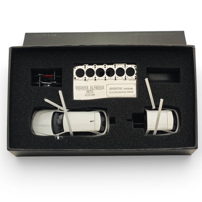 Mortal Model 1:64 Toyota Altezza Gita Diecast Car | Detailed Wagon Model with Accessories & Opening Parts