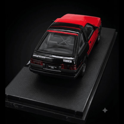 CCA 1:55 Scale Toyota Sprinter Trueno (AE86) H2 Edition Die-Cast Model Car with Display Base | Official Licensed Toyota Collectible Miniature Car | Detailed Interior, Realistic Body & Premium Collector Model
