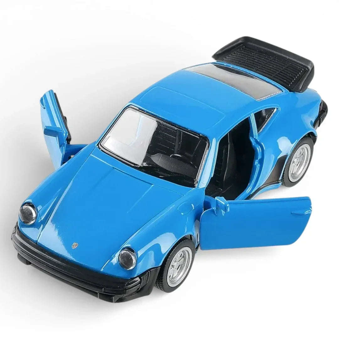 RMZ City 1:36 Porsche 911 Turbo 3.3 Die-Cast Car | Pull Back & Go