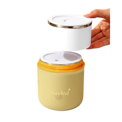 Stainless Steel Snack Tiffin Box For Kids 820 ML - Jaiman Toys