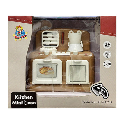 Pablo Honey Mini Oven Household Play Set (Brown) - Jaiman Toys