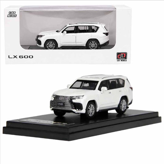 LCD Models 1:64 Lexus LX600 White Die-Cast Model SUV | Premium Collectible Miniature