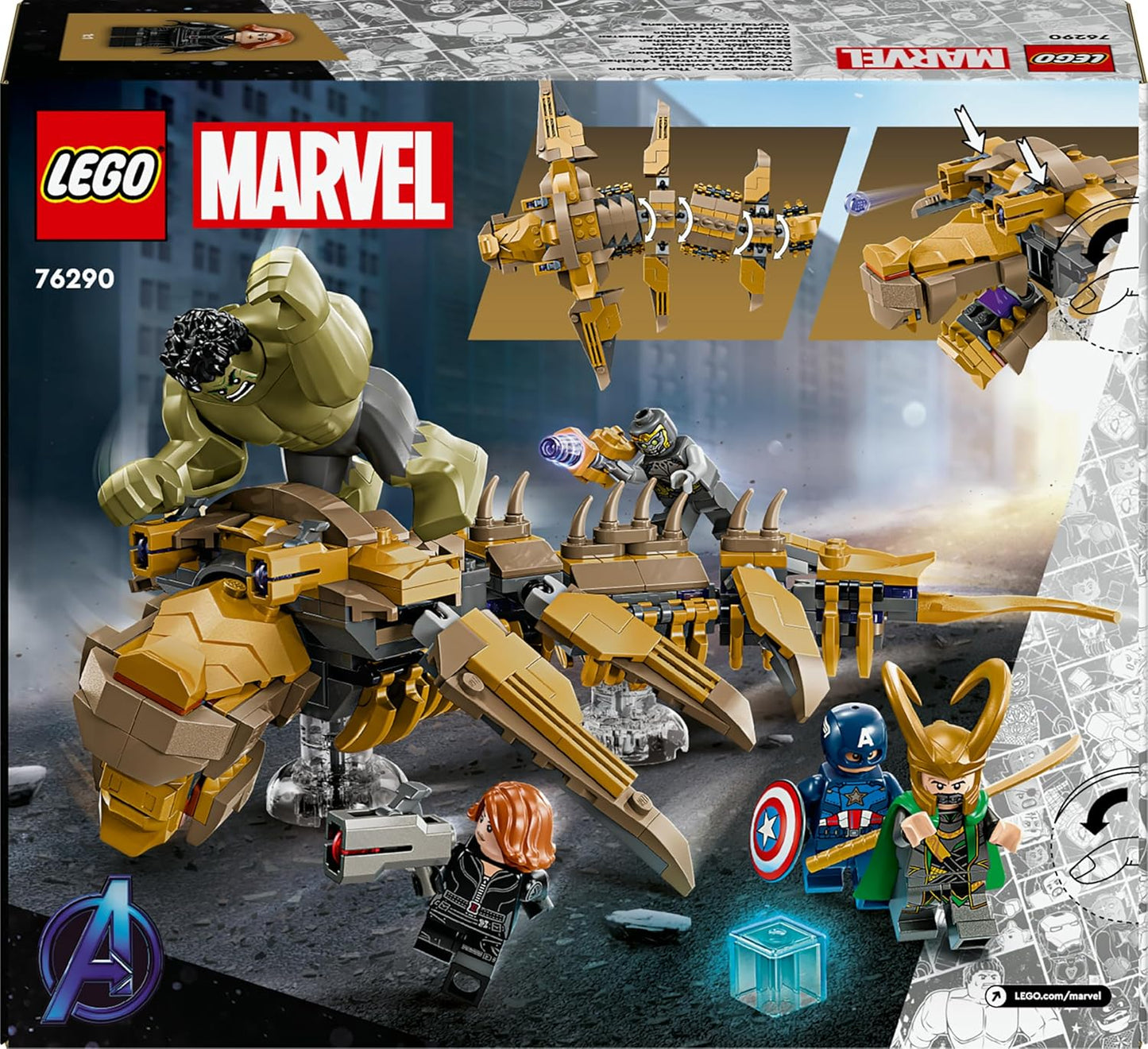 LEGO Marvel The Avengers vs. The Leviathan Playset 76290 Building Blocks