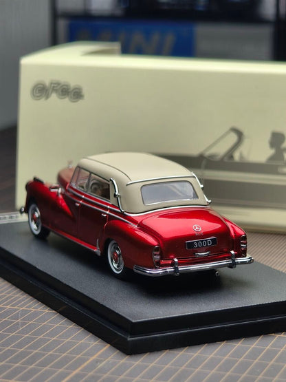 GFCC 1:64 1959 Mercedes-Benz 300D Convertible Diecast Car Model | Premium Classic Convertible Collectible Available in 6 Variants