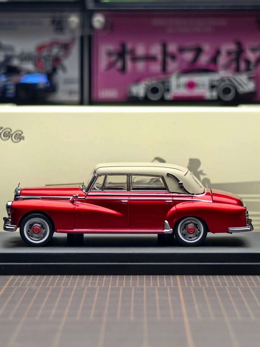 GFCC 1:64 1959 Mercedes-Benz 300D Convertible Diecast Car Model | Premium Classic Convertible Collectible Available in 6 Variants