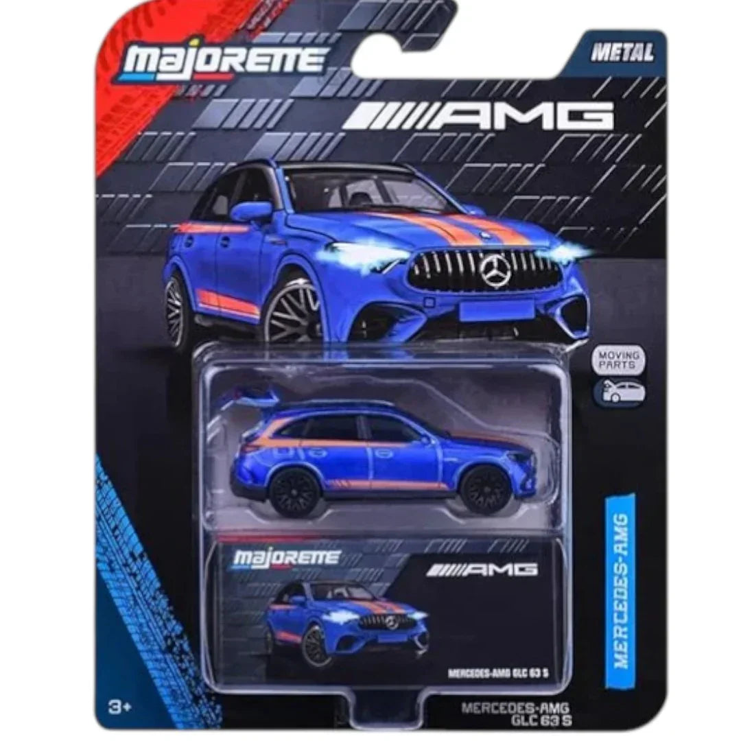 Majorette Mercedes-AMG GLC 63 S Metal Diecast Car with Moving Parts – Premium AMG SUV Toy