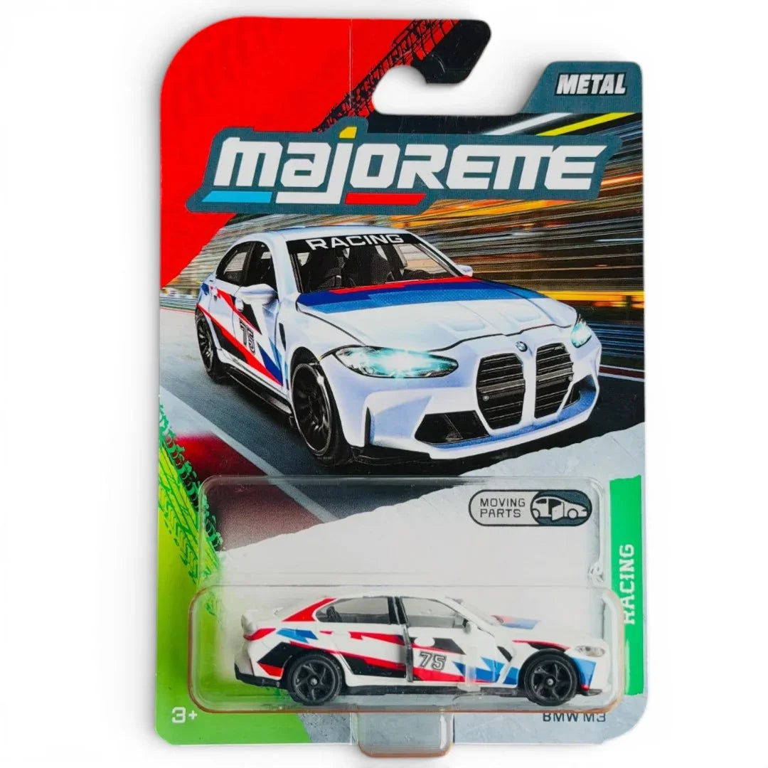Majorette BMW M3 Racing 1:64 Scale Metal Diecast Car with Moving Parts | Official Licensed BMW Model